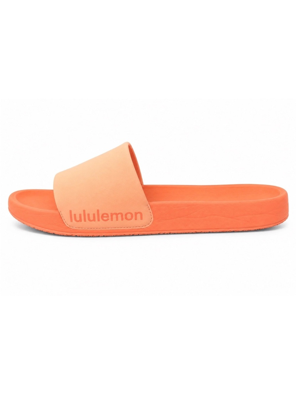 Lululemon Women's Restfeel Slides Size 10 Tangerine Peach Orange